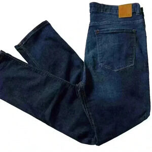 DU/ER Women’s Dark Triple Stitched Inseam Denim Jeans 33 x 30